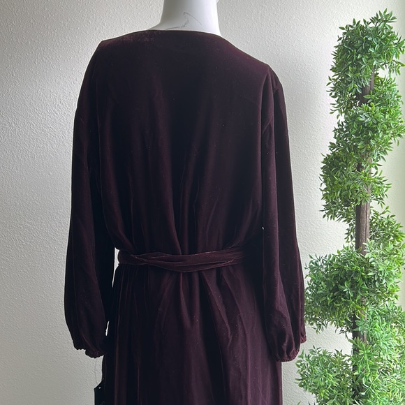 LAUREN RALPH LAUREN VELVET DRESS SIZE 14 MSRP $175.00 NWT - Picture 4 of 11